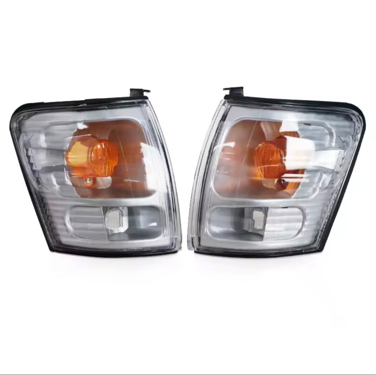 Toyota Hilux Front Corner Indicator Lights Pair LH & RH 2001–2005 Clear Lens 2WD 4WD